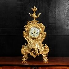 Large Antique French Rococo Clock by A D Mougin Fully working and tested