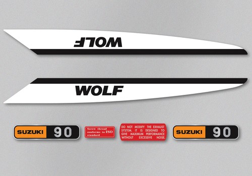 Suzuki t90 wolf decal set - suzuki,