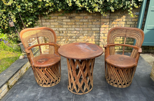Hand made table chairs - x,