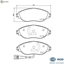 BRAKE PAD SET DISC BRAKE 8DB