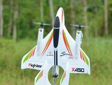 XKS X450 RC plane 2.4G Remote