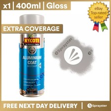 Hycote Bodyshop Aluminium Coat Gloss Spray Paint Aerosol Auto 400ml XUK429