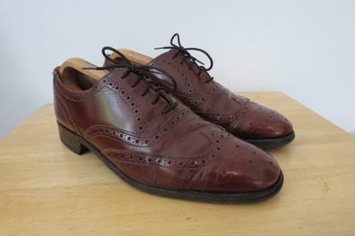 Loake burgundy oxford shoes - loake,