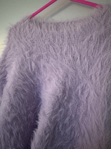 Zara girls lilac fluffy - girls, jumper