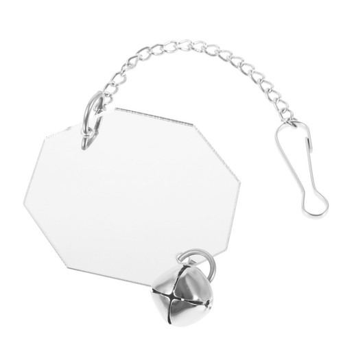 Parakeet mirror toy - parakeet, cage