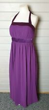 DESSY COLLECTION African Violet Purple Halterneck Prom Ball Bridesmaid Dress 12