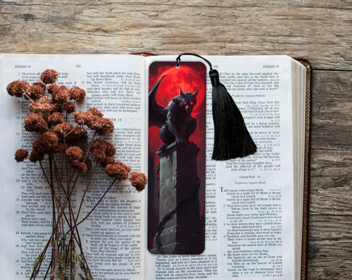 Aluminium bookmark gothic - bookmark,