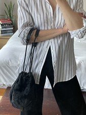 MIU MIU vintage black velvet