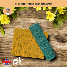 Art Deco Pattern Texture Roller For Clay, Cookie Dough and Fondant Icing