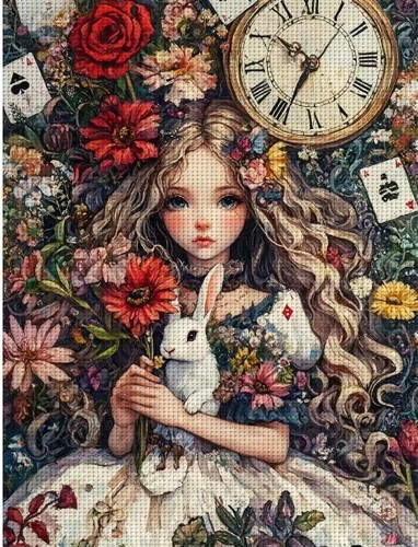 Alice wonderland printed - wonderland,