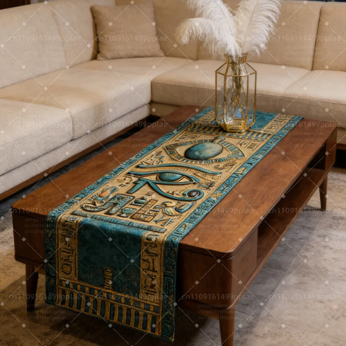 Eye horus table runner - of,
