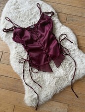 Vintage South Y2K Burgundy Red