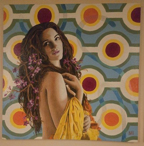 Acrylic portrait painting - acrylic,