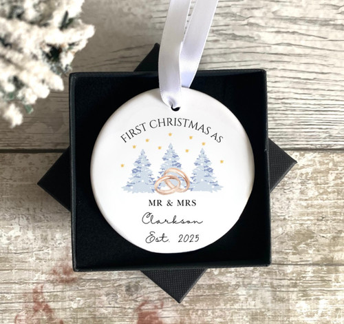 First christmas married - first,