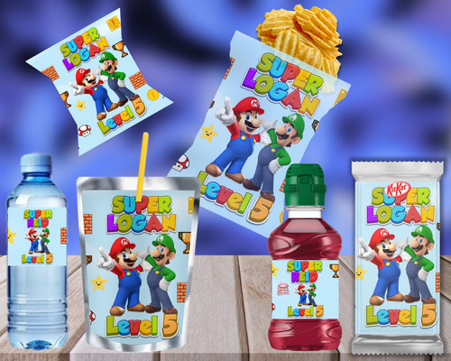 Super mario birthday - mario, supplies-