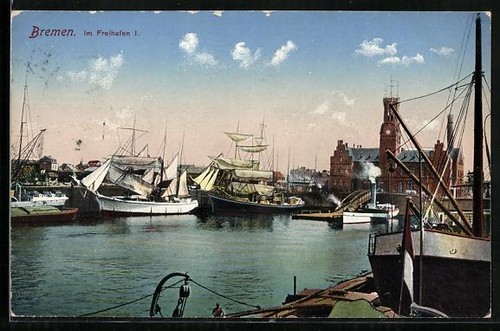 Bremen the free port - in,