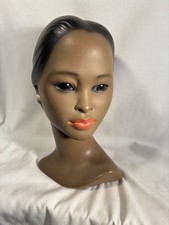 Chalkware Plaster Female Head