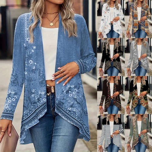 Ladies floral summer cardigan - ladies,