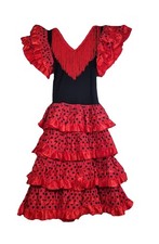 Super cute Girl's dress for flamenco or sevillanas dance