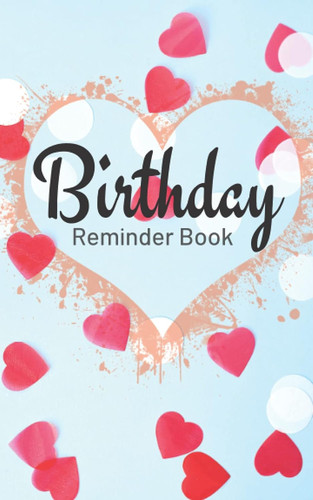 Birthday reminder book - birthday, small