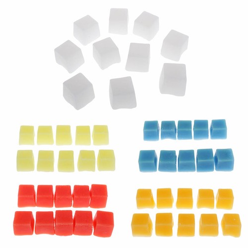 10x colorful candle wax