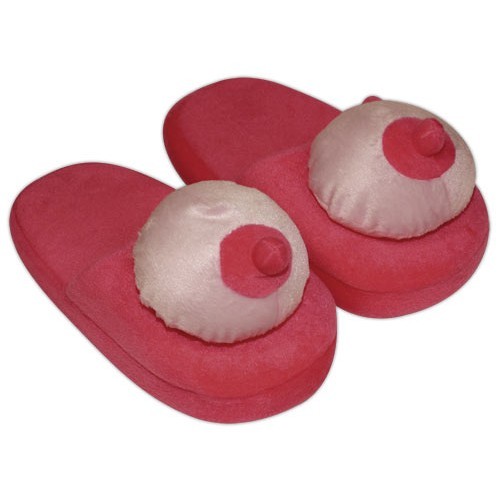 Boobs slippers pink breasts - boobs,