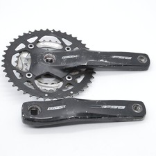 FSA Omega 175mm Crankset Square Taper 22-32-44t Black Mountain Bike MTB XC