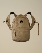 CP COMPANY NYLON B LENS BACKPACK FALLEN ROCK GREY RRP £240 BNWT