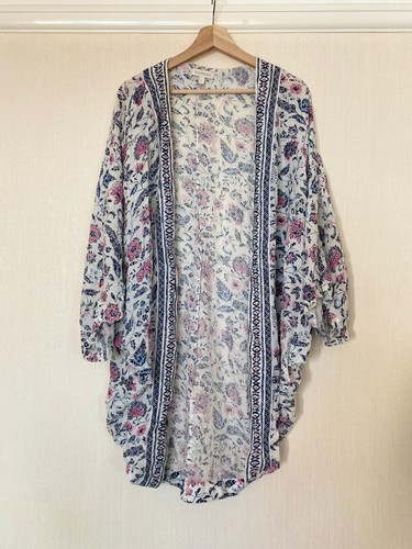 Monsoon floral boho kimono - floral,