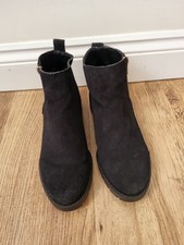 Office Sue Leather Ankle Black