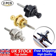 2PCS Guitar Strap Lock Security Schaller Metal Button For Electric Acoustic Bass