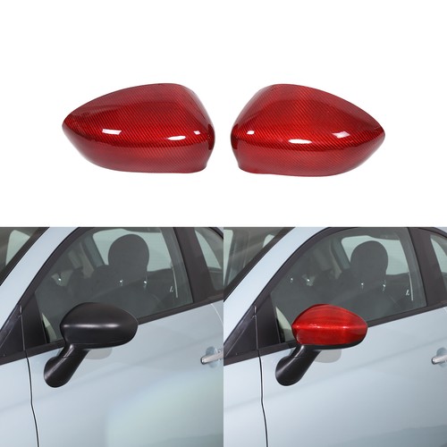 Red carbon fiber - fiber, rear
