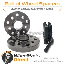 Wheel Spacers (2) & Bolts 20mm