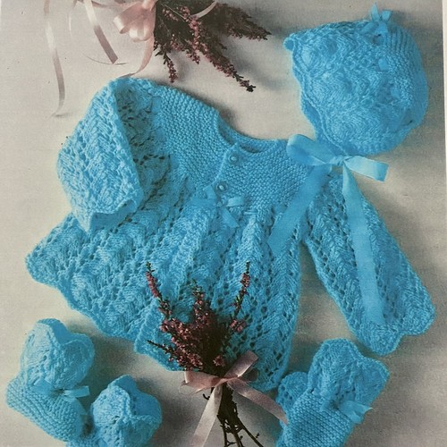 Baby knitting pattern matinee - baby,