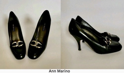 Ann marino black leather - -,