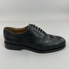 Zara Black Leather Brogues