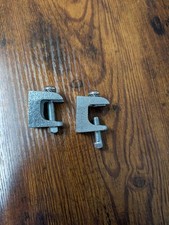 2x 1/4" Beam Clamps Steel