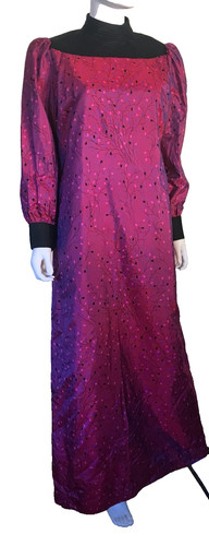 Vintage darlene floral crepe - vintage,