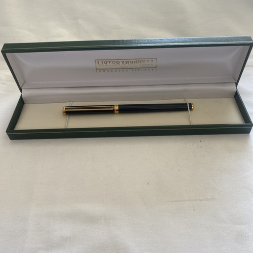 Dunhill black gold - black, ballpoint