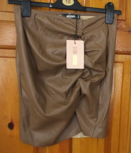 Missguided bnwt tan faux - bnwt,