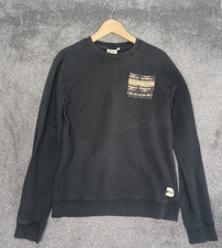 Trainer Spotter Mens Jumper Black Retro Small Long Sleeve
