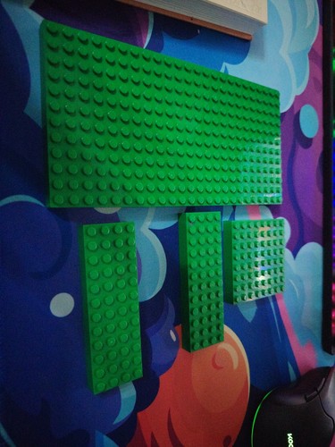Lego vintage green - vintage, thick