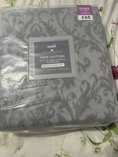 Dunelm Gray Double Duvet Cover