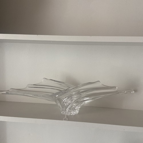 Glass french antique vase - glass,