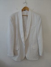 Vintage Cream Tuxedo Blazer 42