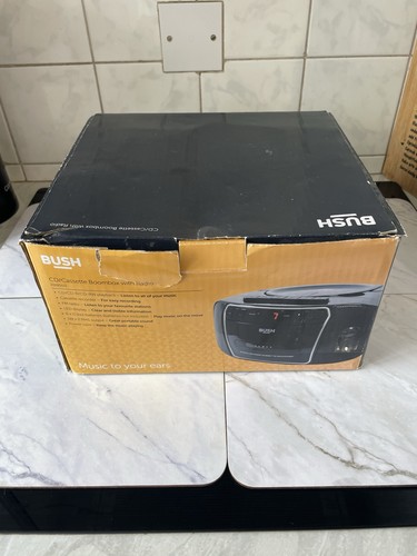 Bush radio boombox black - boombox, used