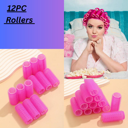 Self grip hair rollers - grip, curls
