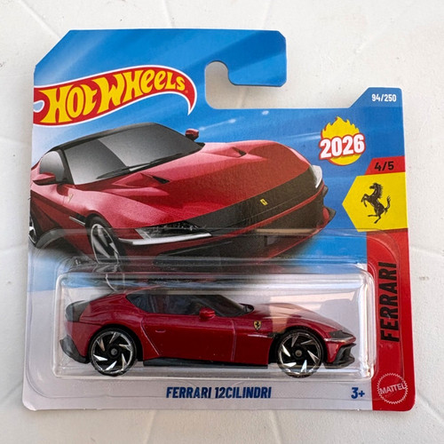Hot wheels ferrari 12cilindri - wheels,