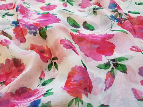 Italian chiffon silk 100 - italian,