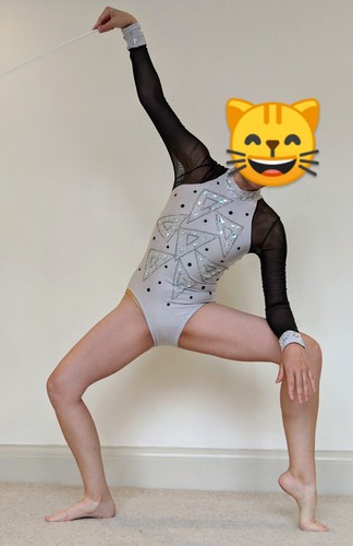 Rhythmic gymnastics leotard